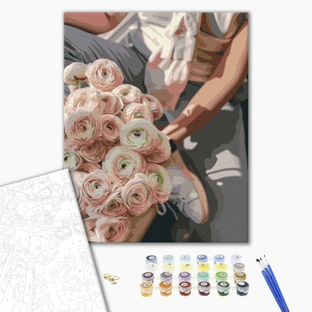 Картина по номерам Квіти - Стильний букет