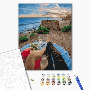 Картина по номерам Романтика - Романтичне побачення на березі