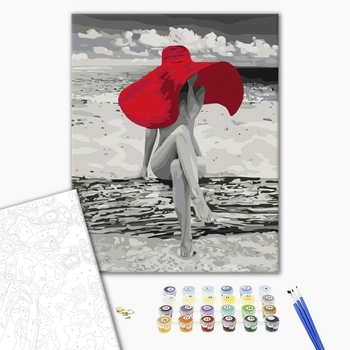 Картина по номерам Люди на картинах - Яскрава краса