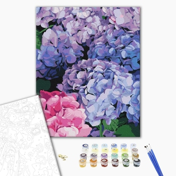 Яркая гортензия