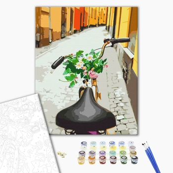 Картина по номерам Пейзажі - Велопрогулянка старим містом