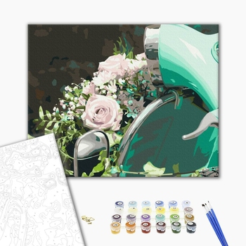 Картина по номерам Квіти - Квіткова поїздка