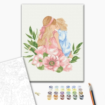 Картина по номерам Люди на картинах - Матусина любов