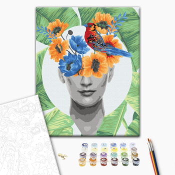 Картина по номерам Квіти - Квітучі думки