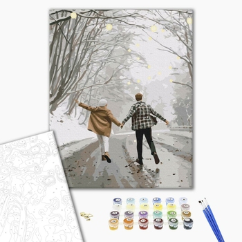 Картина по номерам Романтика - Зігріті любов'ю