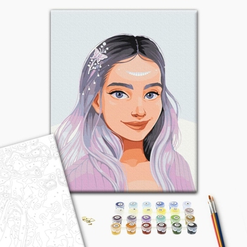 Картина по номерам Люди на картинах - Фіолет Арт