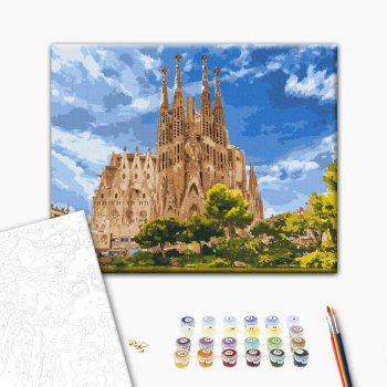 Картина по номерам Города - Собор Святого Сімейства