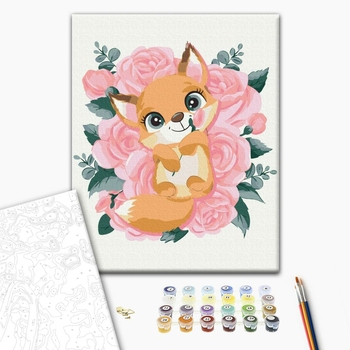 Лисичка в цветах