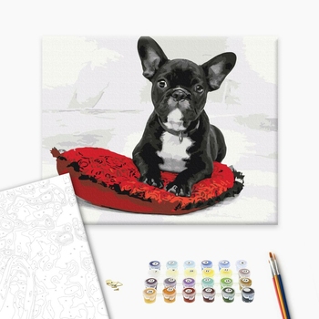 Картина по номерам Тварини, птахи та риби - Мій улюблений песик