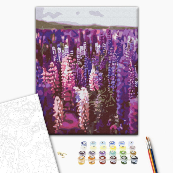 Картина по номерам Квіти - Лаванда