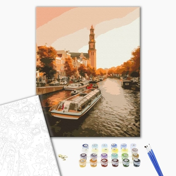 Прогулянка вечірнім Амстердамом