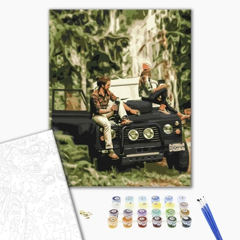 Картина по номерам Природа - Дорожня подорож