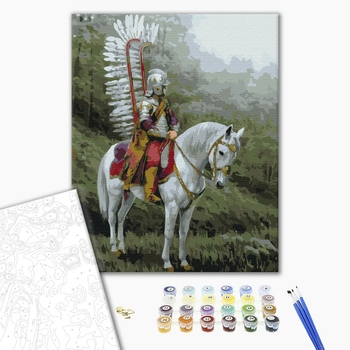 Картина по номерам Люди на картинах - Лицар на коні