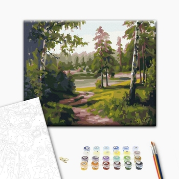 Картина по номерам Природа - Березова долина