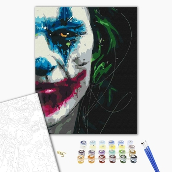 Картина по номерам Люди на картинах - Палітра Джокера