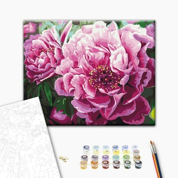Картина по номерам Квіти - Розкішна півонія