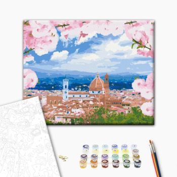 Картина по номерам Города - Флоренція в цвіту