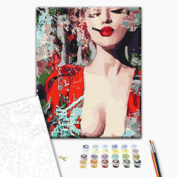 Картина по номерам Люди на картинах - Спокуса