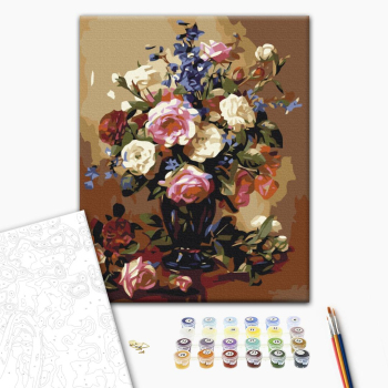 Картина по номерам Квіти - Вишуканий букет