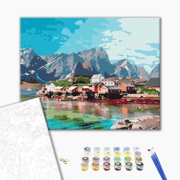 Поселок в хрустальных горах