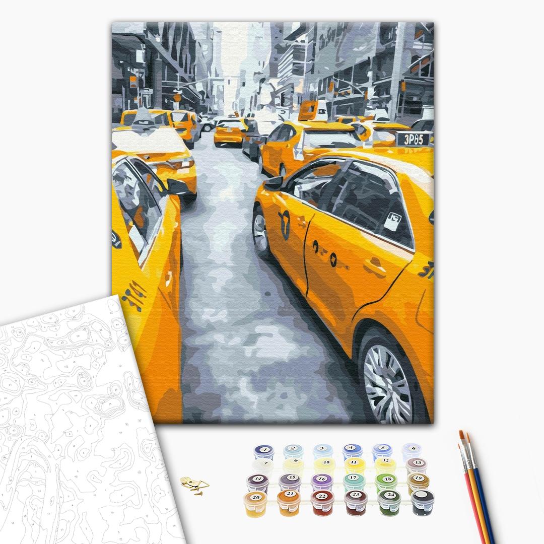 Картина по номерам Города - Нью-Йоркское такси