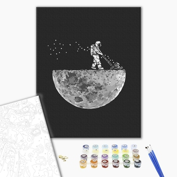 Картина по номерам Космос - Космічний садівник