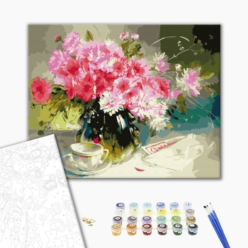 Картина по номерам Квіти - Хороший ранок