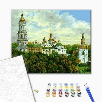 Картина по номерам Українські міста та ландшафти - Києво-Печерська Лавра
