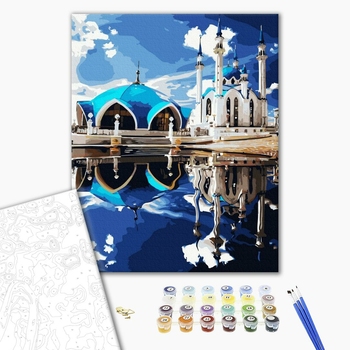 Картина по номерам Города - Блакитний храм Кул-Шаріф