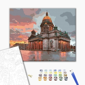 Картина по номерам Города - Петербурзький собор
