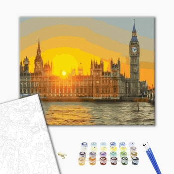 Картина по номерам Города - Вестмінстерський палац в сонячних променях