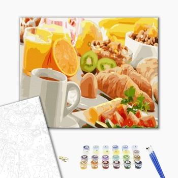 Картина по номерам Натюрморти - Корисний сніданок