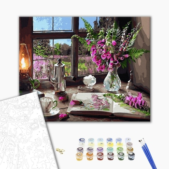 Картина по номерам Натюрморти - Післяобідній чай