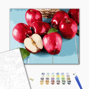 Картина по номерам Натюрморти - Стиглі яблука