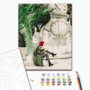 Картина по номерам Люди на картинах - Паризький шик на вулицях Балі