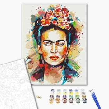 Картина по номерам Люди на картинах - Барвиста Фріда