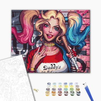 Картина по номерам Люди на картинах - Зухвала Харлі