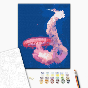 Картина по номерам Тварини, птахи та риби - Медуза в польоті