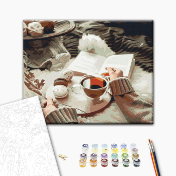 Картина по номерам Натюрморти - Затишне чаювання