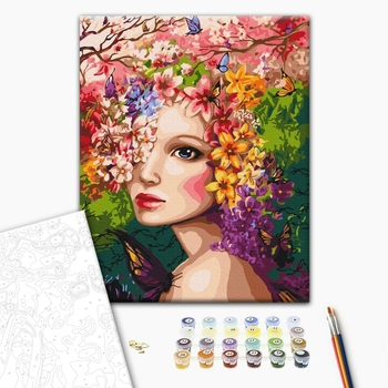 Картина по номерам Люди на картинах - Весняна німфа