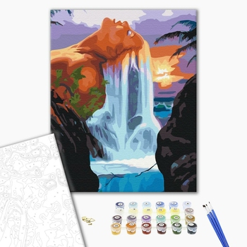 Картина по номерам Люди на картинах - Зливаючись з природою