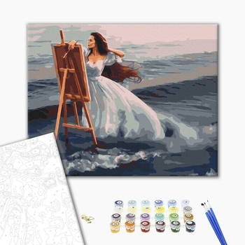 Картина по номерам Люди на картинах - В морі натхнення