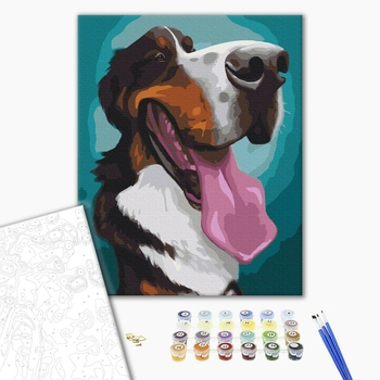 Картина по номерам Тварини, птахи та риби - Портрет собаки