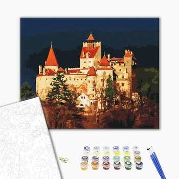 Картина по номерам Города - Атмосферний замок Дракули