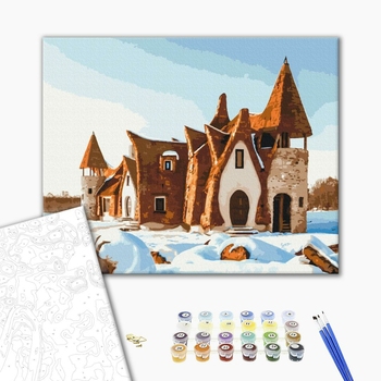 Картина по номерам Города - Будиночки долини Фей