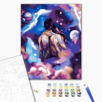 Картина по номерам Абстракції - Космічна романтика