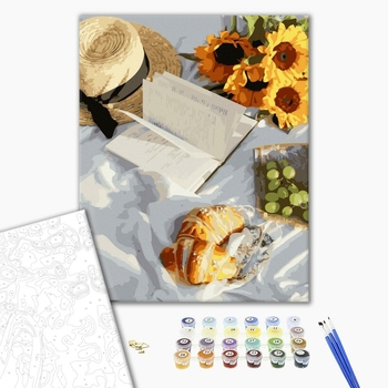 Картина по номерам Натюрморти - Сонячний пікнік