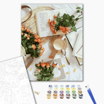 Картина по номерам Натюрморти - Трояндовий флетлей