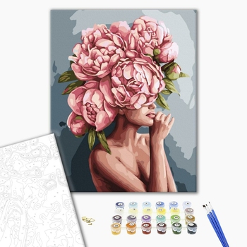 Картина по номерам Люди на картинах - Дотик піонів