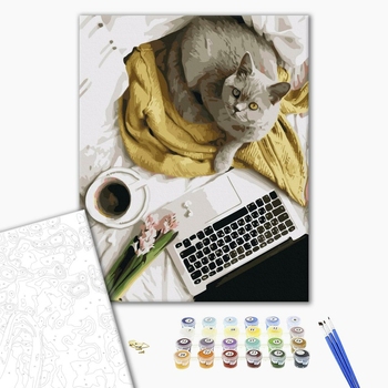 Картина по номерам Тварини, птахи та риби - Хоум офіс